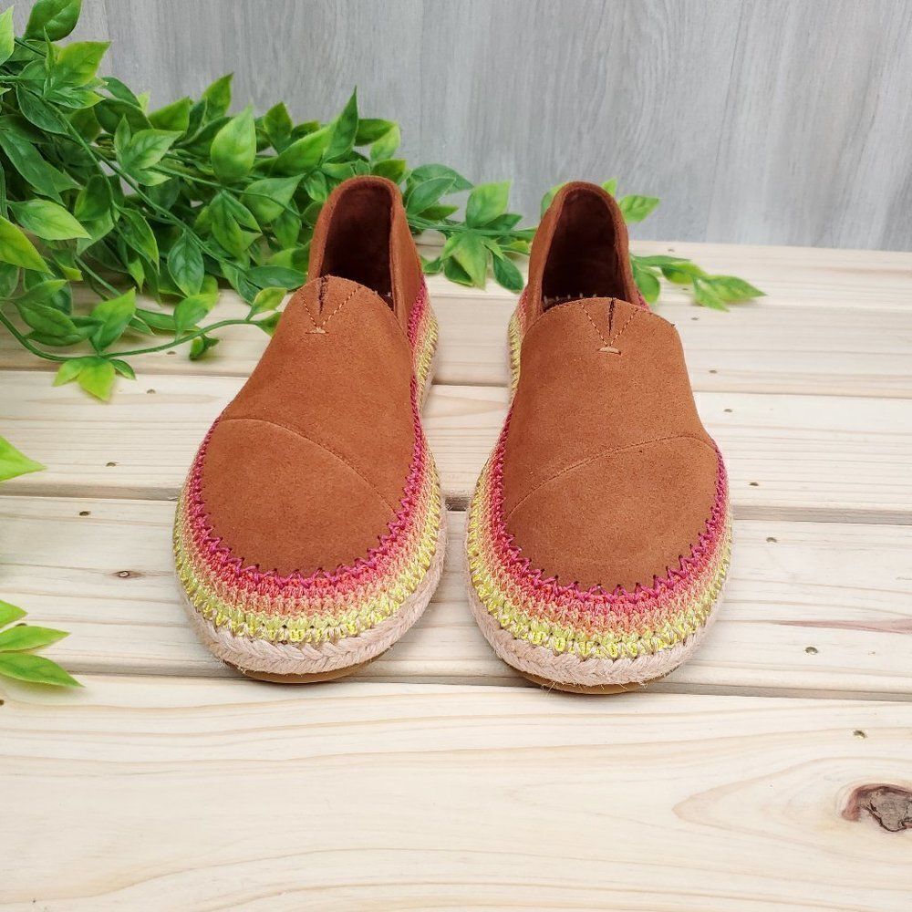TOMS Esparto Suede Thread Espadrilles - Picture 6 of 14